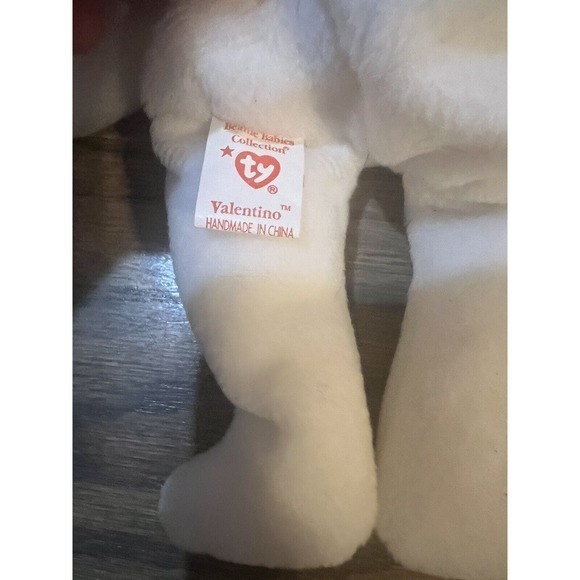 TY Beanie Baby - VALENTINO the‎ BEAR - Picture 5 of 6